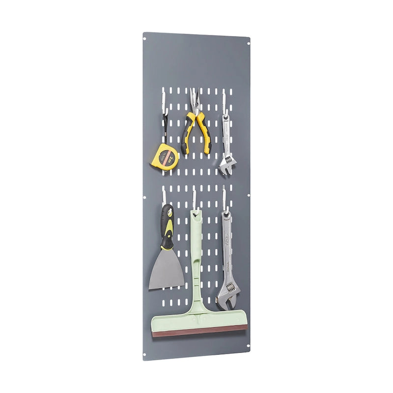 Metal Storage Cabinets, Cleaning Tool Cabinet with Locking Door, Tall Broom Tool Organizer and Storage, Large Storage Cabinet