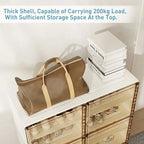 Portable Shoe cabinet Living Room,Stackable Storage Organizer Cabinet with Doors and Shelves,Shoe Box for Closet