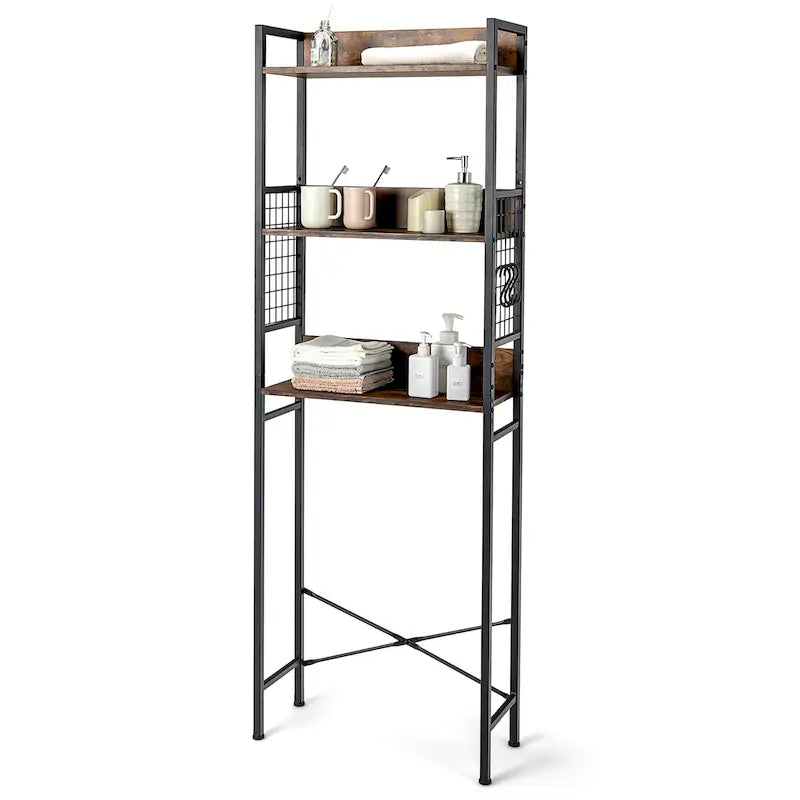 3-Tier Over-The-Toilet Storage Rack Bathroom Organizer Space - See Details