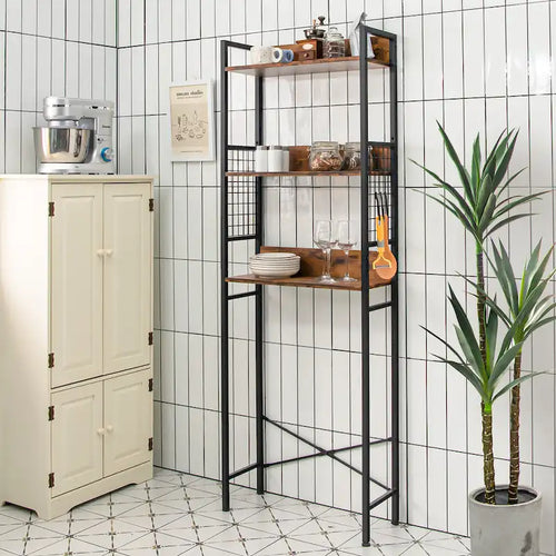 3-Tier Over-The-Toilet Storage Rack Bathroom Organizer Space - See Details