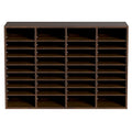 Office Mailbox Literature Organizers with 36 Compartments and Adjustable Shelves