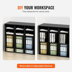 Office Mailbox Literature Organizers with 36 Compartments and Adjustable Shelves