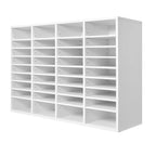Office Mailbox Literature Organizers with 36 Compartments and Adjustable Shelves