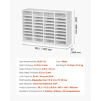 Office Mailbox Literature Organizers with 36 Compartments and Adjustable Shelves