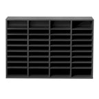 Office Mailbox Literature Organizers with 36 Compartments and Adjustable Shelves