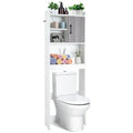 Over The Toilet Storage Cabinet Bathroom Space Saver w/ Open - See Details
