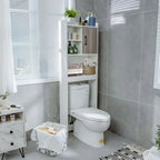 Over The Toilet Storage Cabinet Bathroom Space Saver w/ Open - See Details