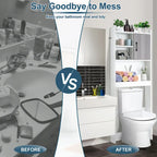 Over The Toilet Storage Cabinet Bathroom Space Saver w/ Open - See Details