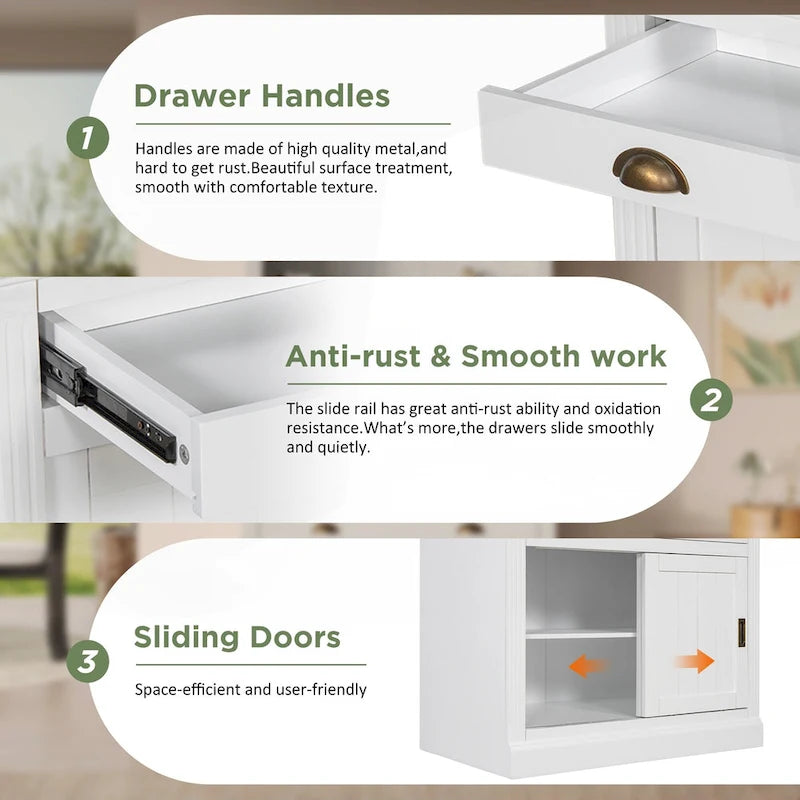 Modern Tall Bookshelf with LED Lighting and Versatile Storage Options