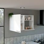 Kitchen wall cabinet, White Finish,High quality and durable