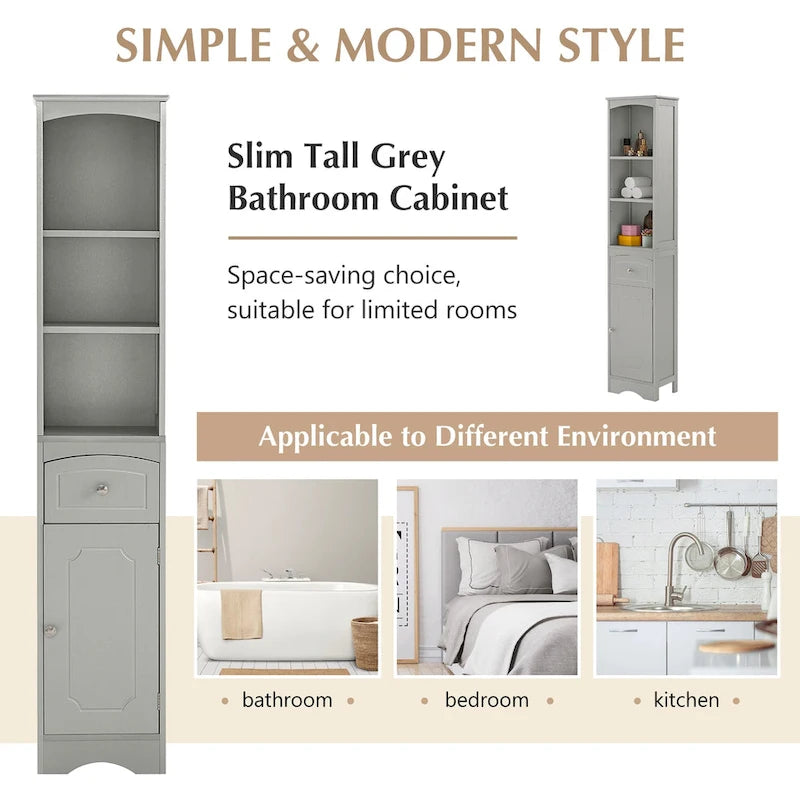Tall Bathroom Cabinet