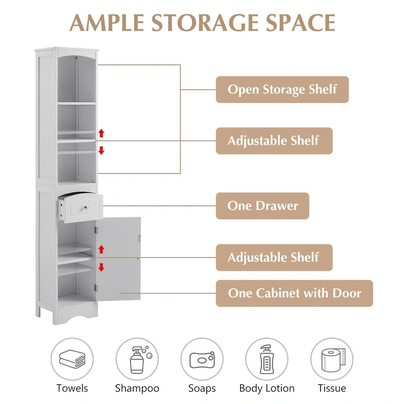 Tall Bathroom Cabinet