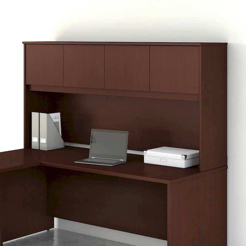 72W Office Hutch with 4 Doors