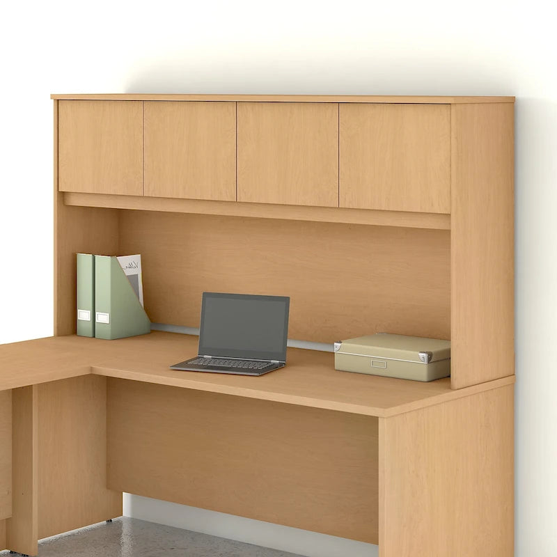 72W Office Hutch with 4 Doors