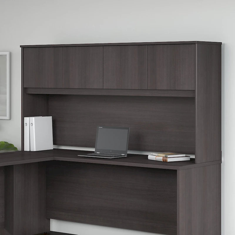 72W Office Hutch with 4 Doors