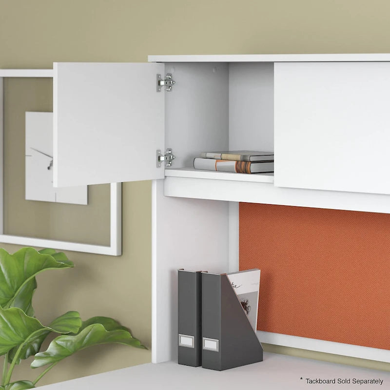 72W Office Hutch with 4 Doors