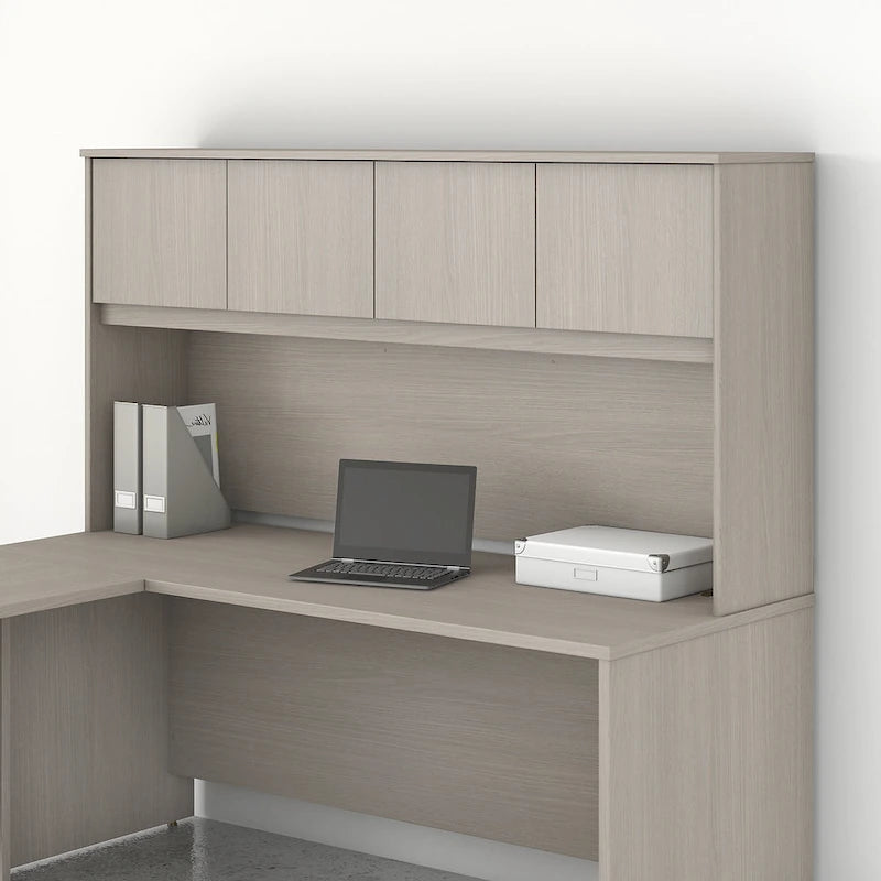 72W Office Hutch with 4 Doors