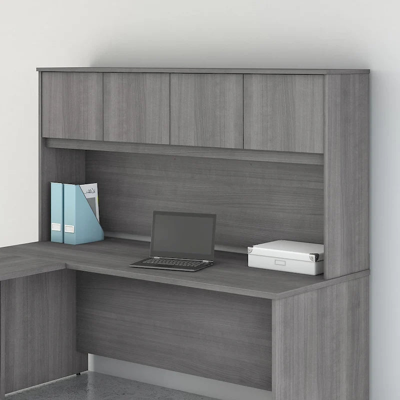72W Office Hutch with 4 Doors