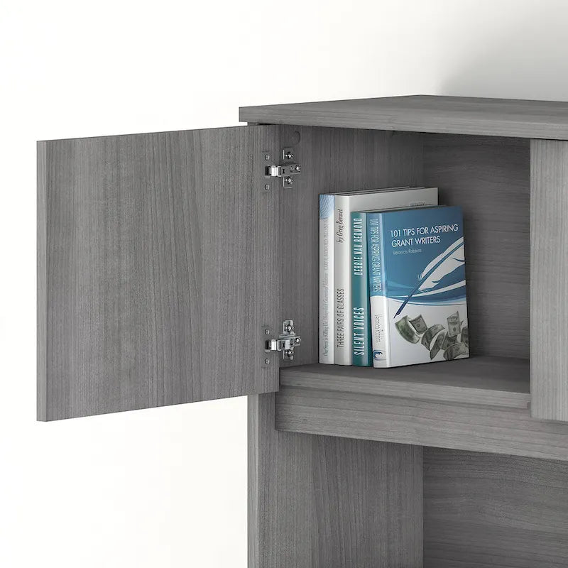 72W Office Hutch with 4 Doors