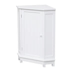 Triangle Corner Storage Cabinet with Shelf - N/A