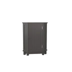 Triangle Corner Storage Cabinet with Shelf - N/A