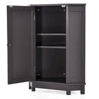 Triangle Corner Storage Cabinet with Shelf - N/A