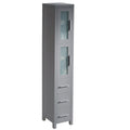 Fresca Torino 68-1/8 Plywood Free Standing Bathroom Linen Tower