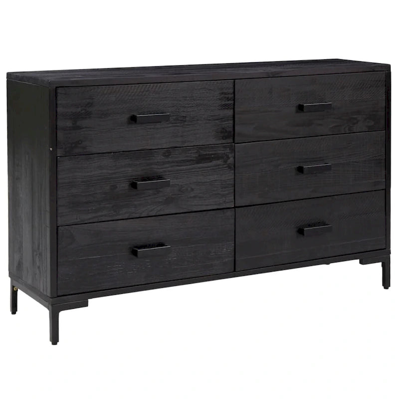 Sideboard Coffee Bar Buffet Cabinet Modern with Drawers Solid Wood Pine - 43.3 x 13.8 x 27.6