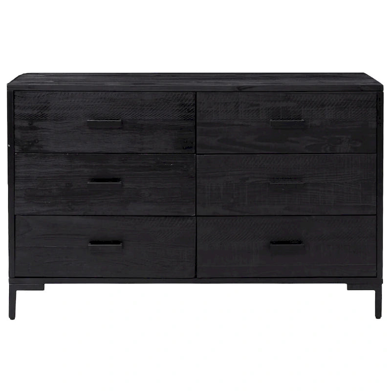 Sideboard Coffee Bar Buffet Cabinet Modern with Drawers Solid Wood Pine - 43.3 x 13.8 x 27.6