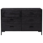 Sideboard Coffee Bar Buffet Cabinet Modern with Drawers Solid Wood Pine - 43.3 x 13.8 x 27.6