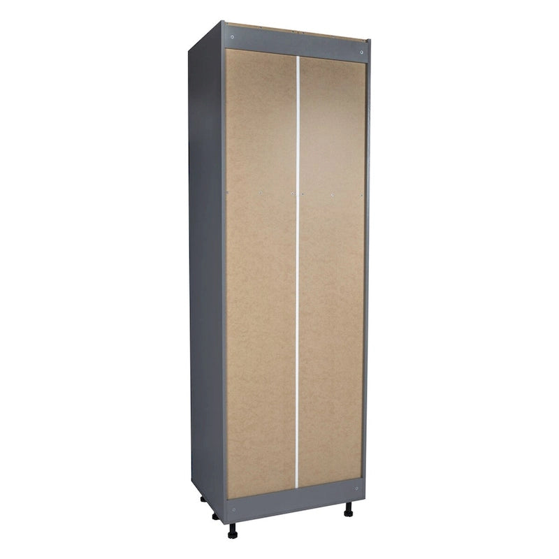 Grey Four-Door Utility Cabinet