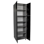 Grey Four-Door Utility Cabinet