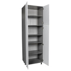 Grey Four-Door Utility Cabinet