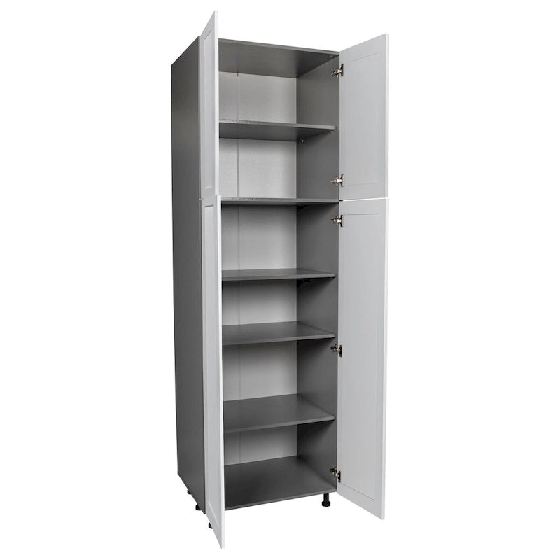 Grey Four-Door Utility Cabinet