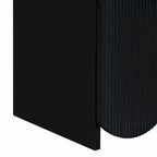 Four-Door Cabinet with Vertical Stripes and Wavy Design