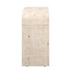 Retro Minimalist Curved Sideboard with Gold Handles