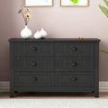 3-Drawer Wooden Sideboard Cabinet with Shell Handles