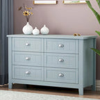 3-Drawer Wooden Sideboard Cabinet with Shell Handles