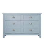 3-Drawer Wooden Sideboard Cabinet with Shell Handles