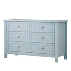 3-Drawer Wooden Sideboard Cabinet with Shell Handles