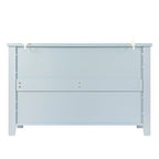 3-Drawer Wooden Sideboard Cabinet with Shell Handles