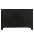 3-Drawer Wooden Sideboard Cabinet with Shell Handles