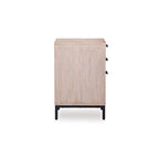 Mountain White Filing Cabinet with Black Frame - 3 Drawer