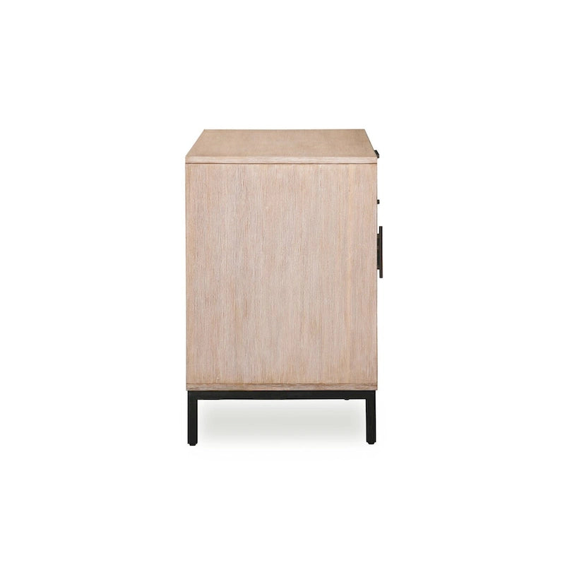 Mountain White Filing Cabinet with Black Frame - 3 Drawer