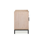 Mountain White Filing Cabinet with Black Frame - 3 Drawer