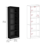 3-Piece Bookcase Set - Multi-Color - 74" Wide