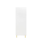 Modern White Armoire with 2 Doors for Bedroom