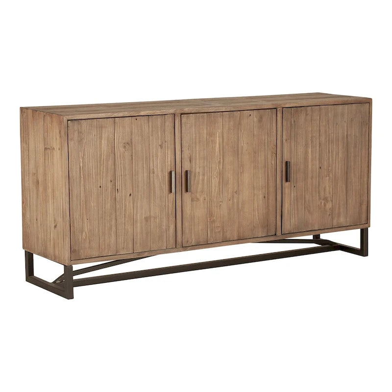 Semi-gloss Lacquer and Water-based Stain Sideboard
