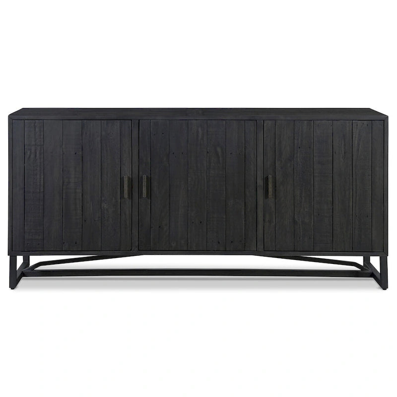 Semi-gloss Lacquer and Water-based Stain Sideboard