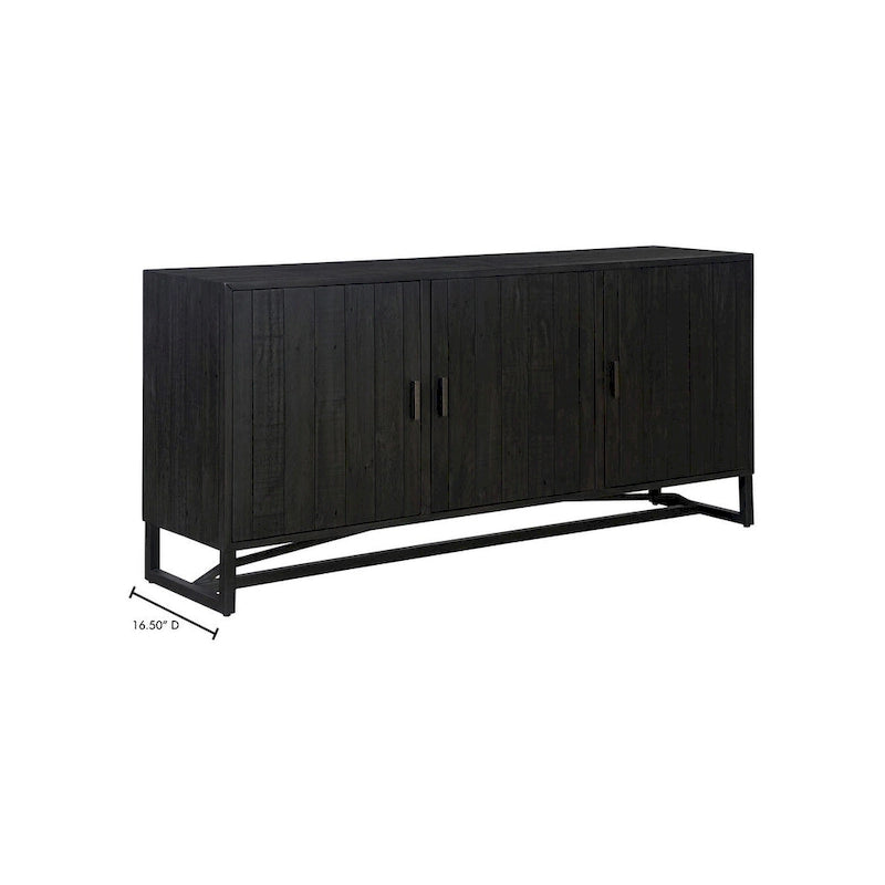 Semi-gloss Lacquer and Water-based Stain Sideboard